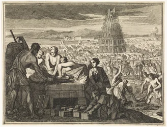 Fabricación de piedras para la Torre de Babel