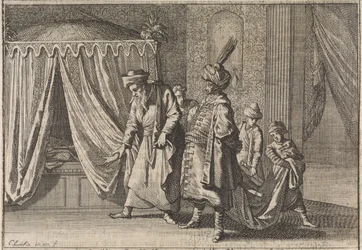 Lecho de enfermo de la esposa de Pasha, 1639