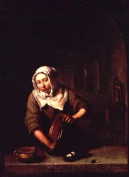 Mujer limpiando