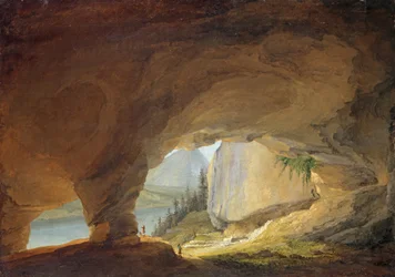 Vista desde la Cueva de Beatus sobre el Lago de Thun, 1776