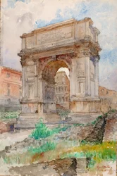 Arco de Tito, Roma, 1933