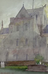 Transepto norte, Catedral de Winchester, Inglaterra, 1910