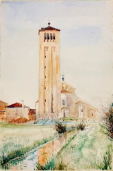La torre, catedral de Torcello