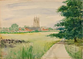 Catedral de Wells, Inglaterra, 1905