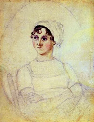 Jane Austen (1810) restaurada y remasterizada por Amano1