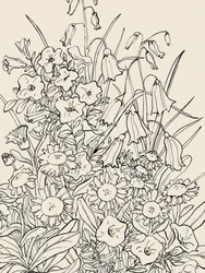 Flores silvestres de jardín