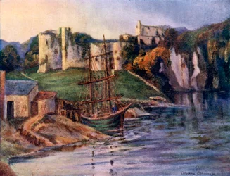 Castillo de Chepstow, Monmouthshire, Gales, 1924-1926