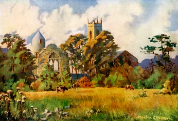 Iglesia de Dromiskin, Condado de Louth, Irlanda, 1924-1926