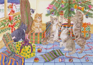 La Navidad de los gatos