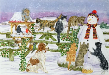 El muñeco de nieve y sus amigos
