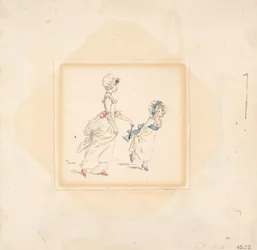 Mujer y niño, 1883