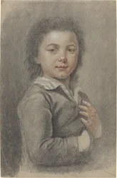 Retrato de un niño joven