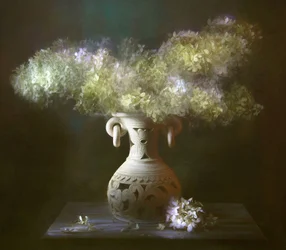 Naturaleza muerta floral delicada