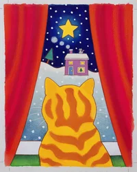 Gato en la ventana