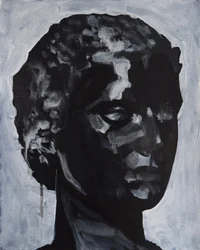Belladonna: Marina, 2014 (óleo y acrílico sobre papel)