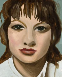 Corte de pluma, 2005 (óleo sobre tabla)