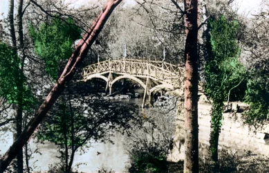 Puente sobre el río Támesis en Nuneham Courtenay, Oxfordshire, 1926