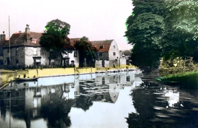 El río Ouse en Ely, Cambridgeshire, 1926