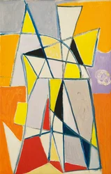 Composición abstracta, c.1949 (óleo sobre lienzo)