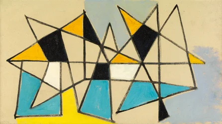 Composición nº 17, c.1949 (óleo sobre lienzo)