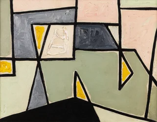 Composición "Cobra", c.1949 (óleo sobre lienzo)