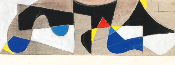 Composición, c.1950 (gouache sobre papel)