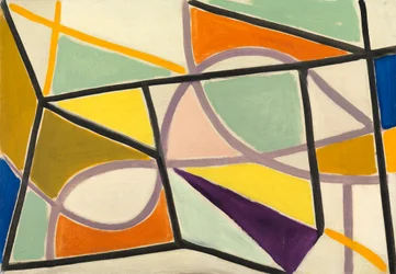 Composición, c.1952 (óleo sobre lienzo)