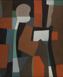 Composición, c.1955 (óleo sobre lienzo)
