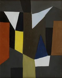 Composición, c.1955 (óleo sobre lienzo)