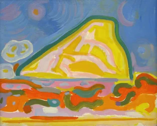 Mt Ste Victoire, c.1944 (óleo sobre lienzo)