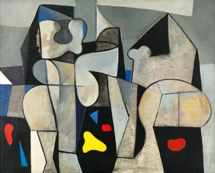 Formas orgánicas, c.1950 (óleo sobre lienzo)