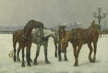 Caballos de cabina en el Sena