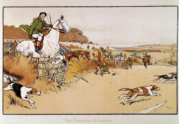Acuarela de Cecil Aldin (1870-1935) siglo XIX Colección privada