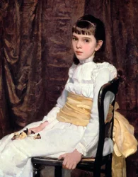 Una niña pequeña, 1887