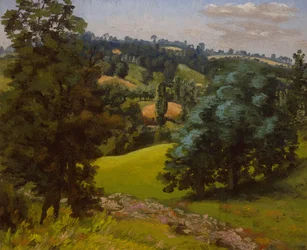 Paisaje en Hadleigh (óleo sobre lienzo)