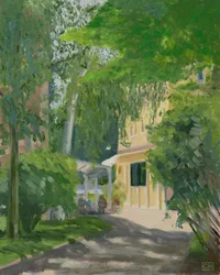 La frondosa isla de Santa Elena, Venecia (pintura)