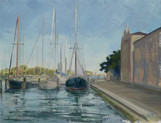 Marina S. Giorgio Maggiore 3 (óleo sobre lienzo)