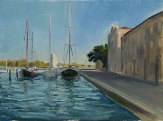 Marina, San Giorgio Maggiore, Venecia 1 (óleo sobre lienzo)