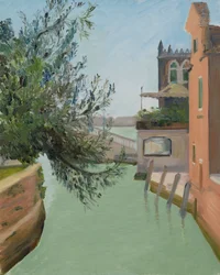 Río de San José, Venecia. (óleo sobre lienzo)