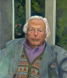 Sir Peregrine Worsthorne, 2012 (óleo sobre lienzo)