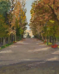 Viale Giuseppe Garibaldi, Venecia, 2 (óleo sobre lienzo)