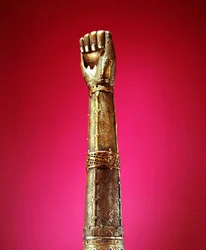 Santuario del brazo de San Lachtin, Donaghmore, Condado de Cork, Era Vikinga, c.1120 d.C.