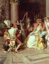 Galileo en la corte de Isabella (detalle), 1878