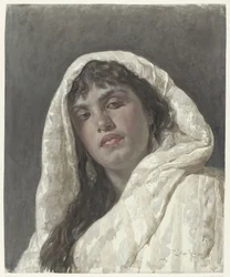 Busto de mujer oriental
