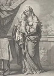 Virgen y Niño, siglo XIX