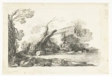 Paisaje con granja