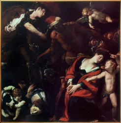 El martirio de Santa Rufina y Santa Secunda (La pintura de tres artistas)