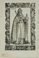 Hoja de Habiti antichi e moderni, placa 92 de xilografías de libros del siglo XVI
