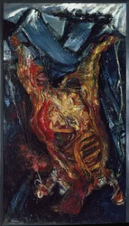 Carne de res - Pintura de Chaim Soutine (1894-1943), 202x114 cm