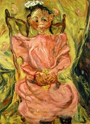 Niña de rosa, 1925